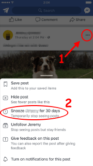 cara snooze di facebook 1 cara snooze di facebook 1
