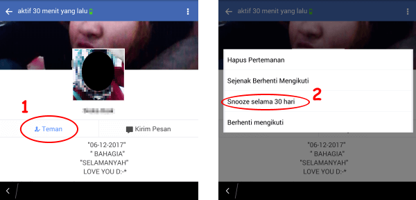 cara snooze di facebook 2 cara snooze di facebook 2