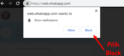 Mematikan notifikasi WhatsApp web di PC atau Laptop bagian 2 Mematikan notifikasi WhatsApp web di PC atau Laptop bagian 2