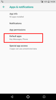 pengaturan default aplikasi android pengaturan default aplikasi android