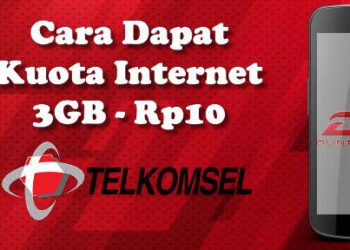 cara dapat kuota internet 3GB Rp10 dari telkomsel dan dunia games