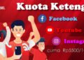 Paket kuota ketengan Telkomsel 1GB Rp5500 bisa youtube instagram facebook