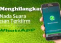 cara menghilangkan nada atau suara pesan terkirim ceklis 1 di WhatsApp