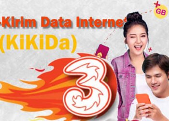 cara minta kirim kuota data internet TRI KiKiDa