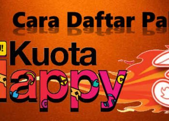cara daftar paket internet Happy 3 dari 12rb semua aplikasi hingga 25GB